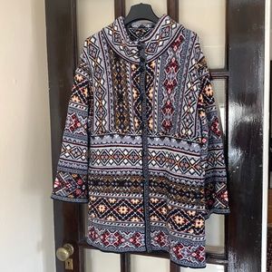 Anthropologie Aldo Martins blue Oslo sweater coat. Size XS